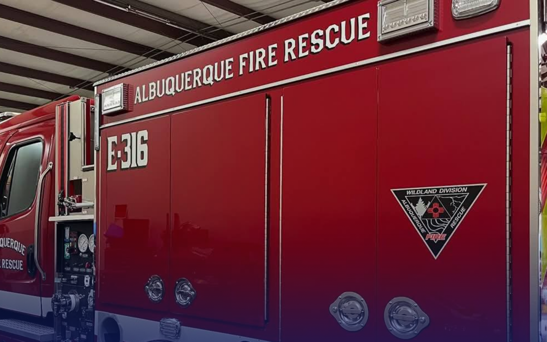 Se registra un incendio en Benavides Rd en Albuquerque