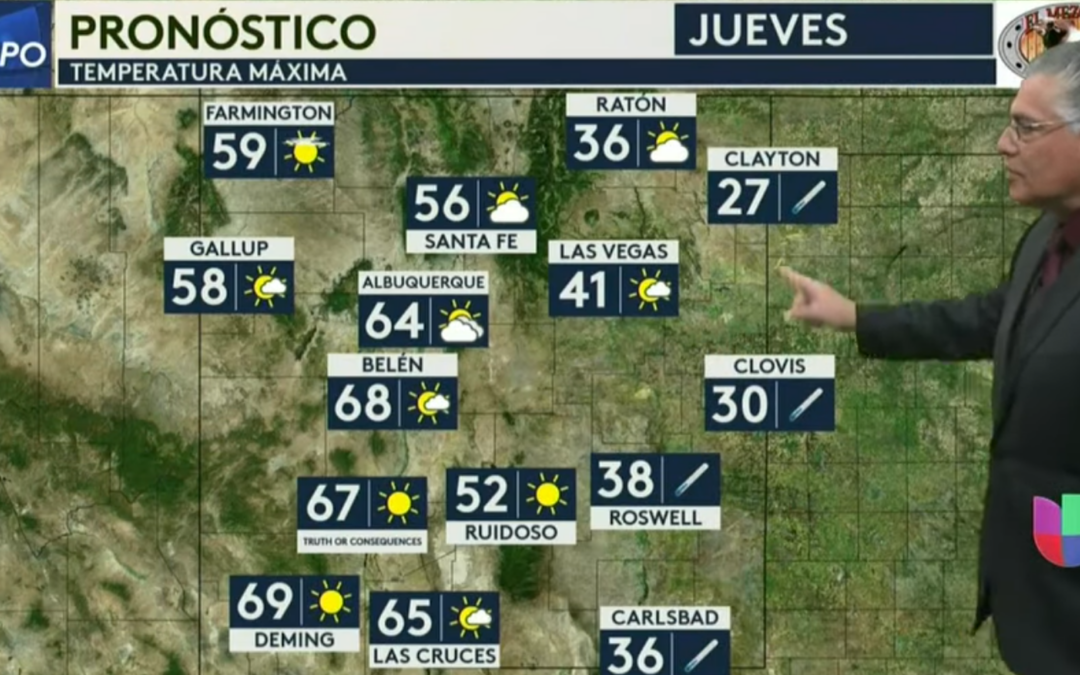 Primer Ponóstico – Clima para el 20 de febrero en Nuevo México