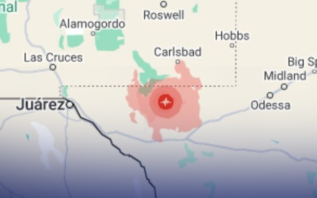Se registran varios sismos en la región de Nuevo México