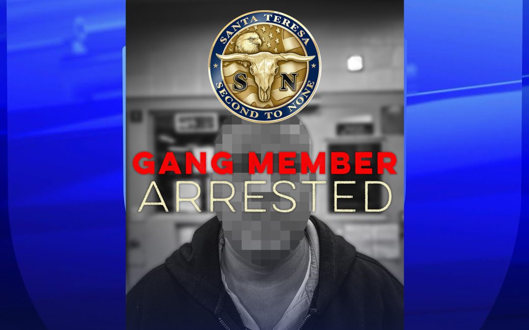 Patrulla Fronteriza arresta a presunto pandillero en Santa Teresa