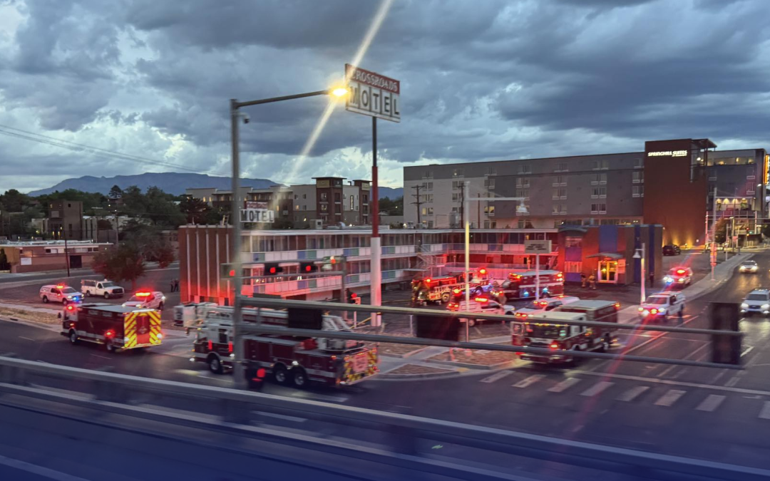 Bomberos sofocan incendio en Motel de Albuquerque