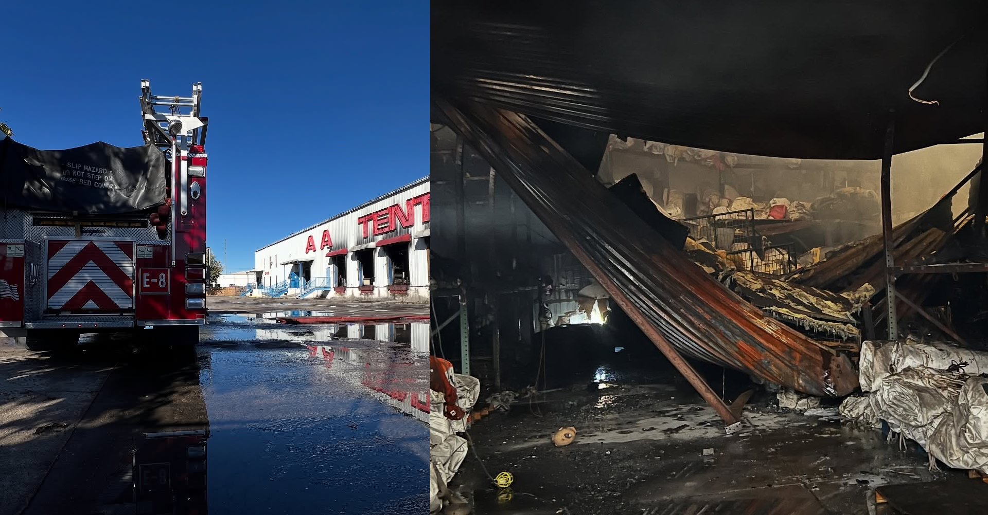 Bomberos de Albuquerque Controlan Incendio en Bodega de Arvada NW