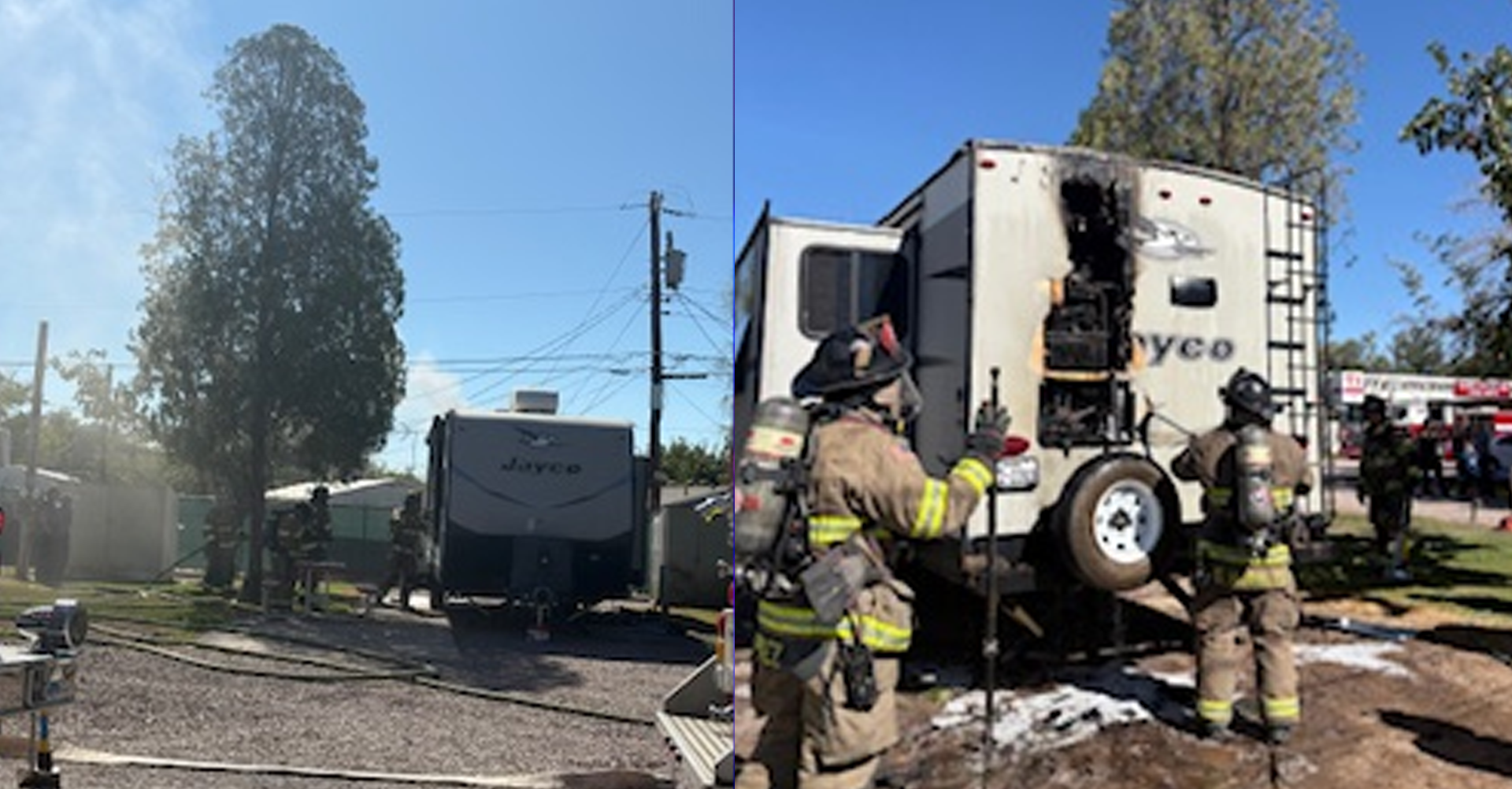 Incendio en Las Cruces: Daño a Casa Rodante Sin Heridos Reportados