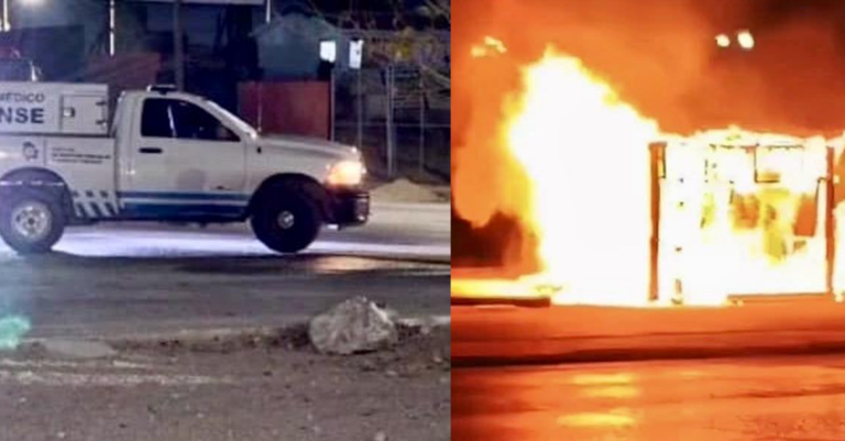 Hombre calcinado en incendio de puestos de comida en Ciudad Juárez