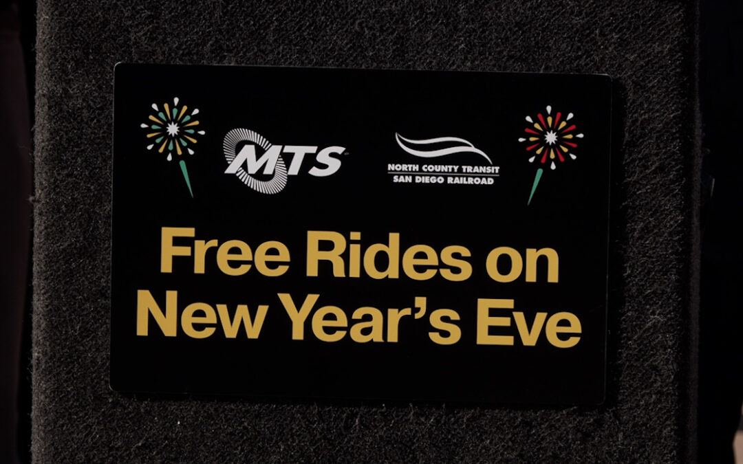 Transporte Público Gratis en Año Nuevo 2026 para Asegurar Celebraciones Seguras en San Diego
