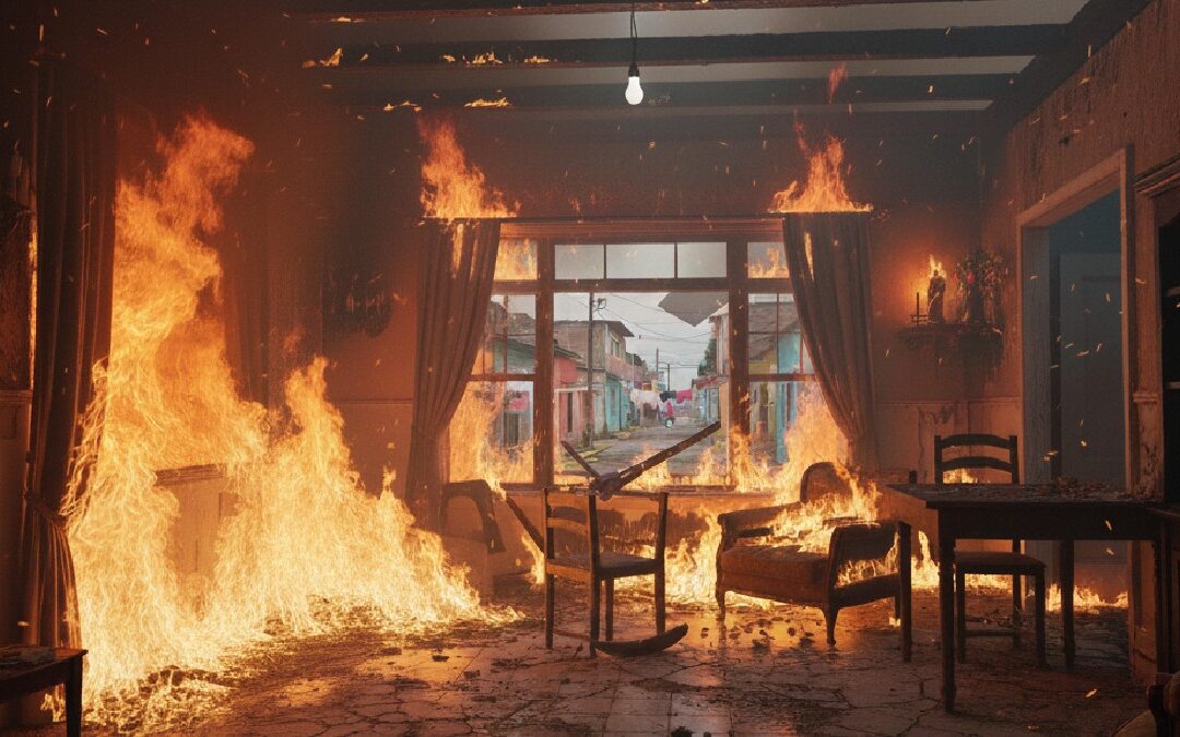 Incendios en Saltillo: Adolescentes encienden casa con cuetes en la colonia María del Carmen Cavazos