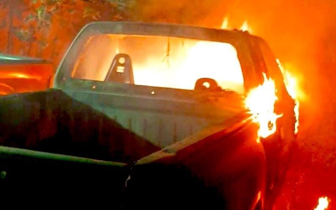 Incendio de Casa y Autos del Exalcalde de Palmar de Bravo, Adán Silva Valeriano