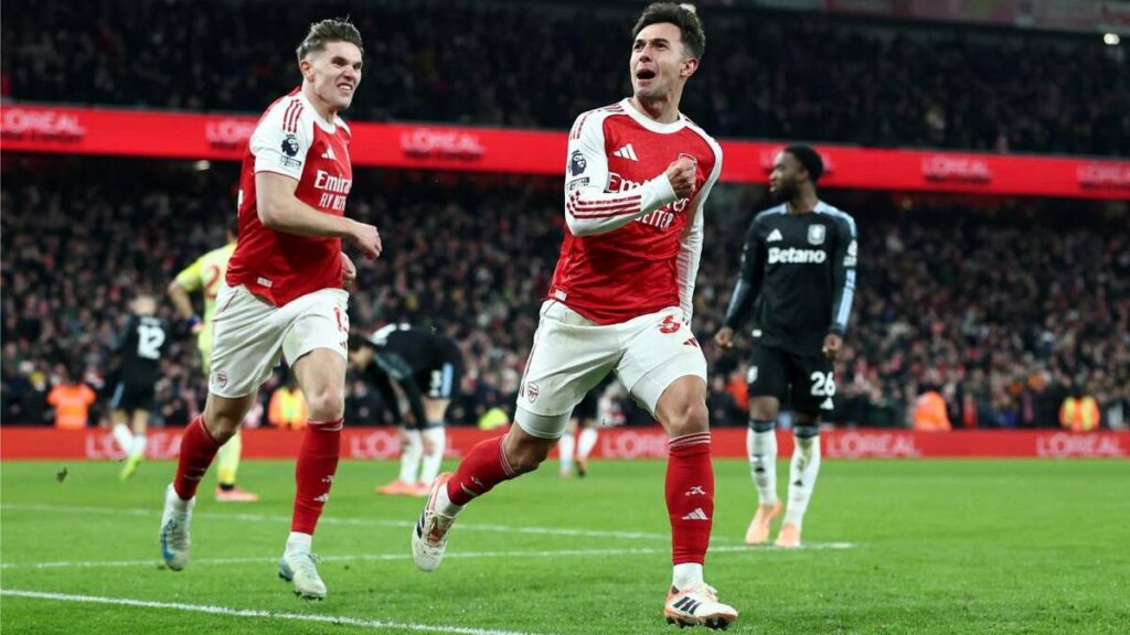 Arsenal se Afirma como Campeón de Invierno tras Golear a Aston Villa en la Premier League