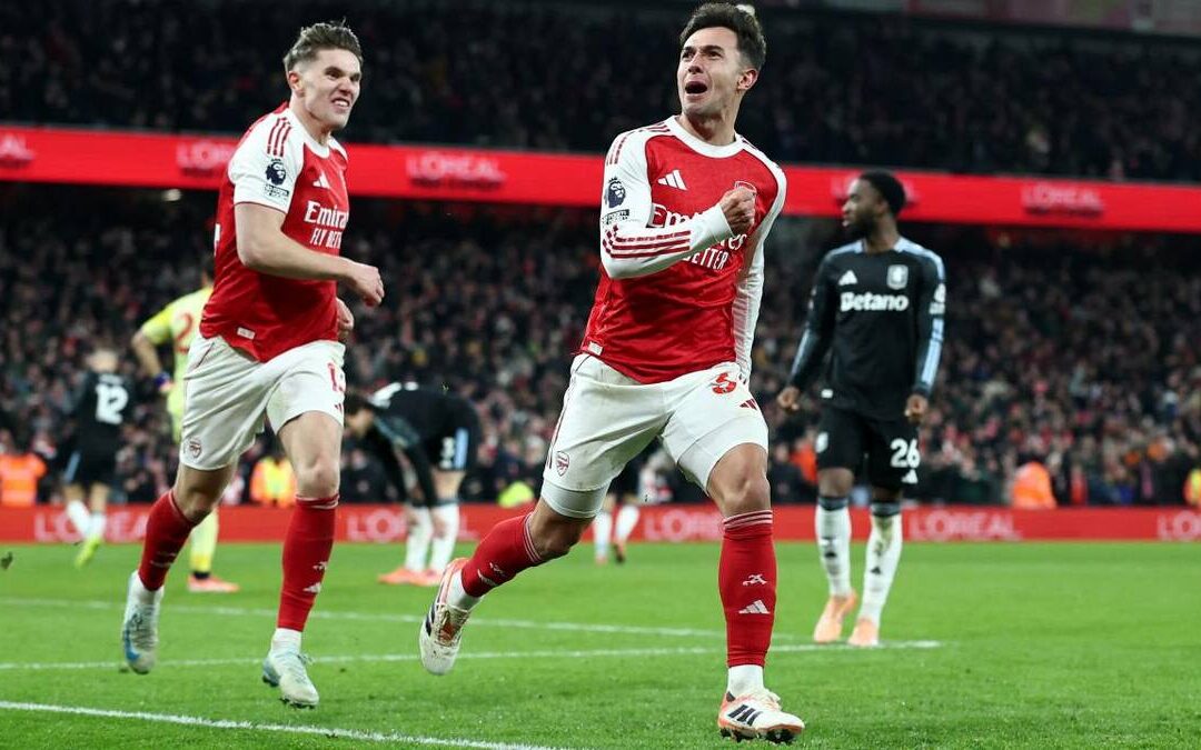 Arsenal se Afirma como Campeón de Invierno tras Golear a Aston Villa en la Premier League