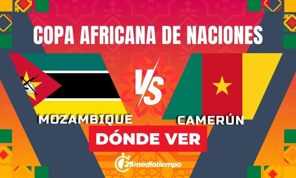 Copa Africana 2025: ¿A qué hora y dónde ver EN VIVO Mozambique vs. Camerún?