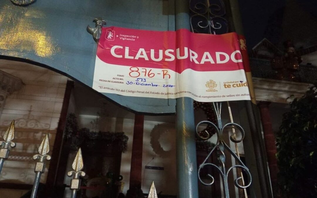 Guadalajara Actúa Contra el Ruido: Clausuran Mansión Clover Lawn por Exceso de Sonido