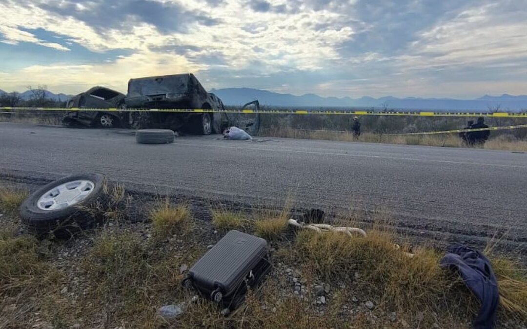 Trágico Accidente en Lampazos: Dos Calcinados y Varios Heridos