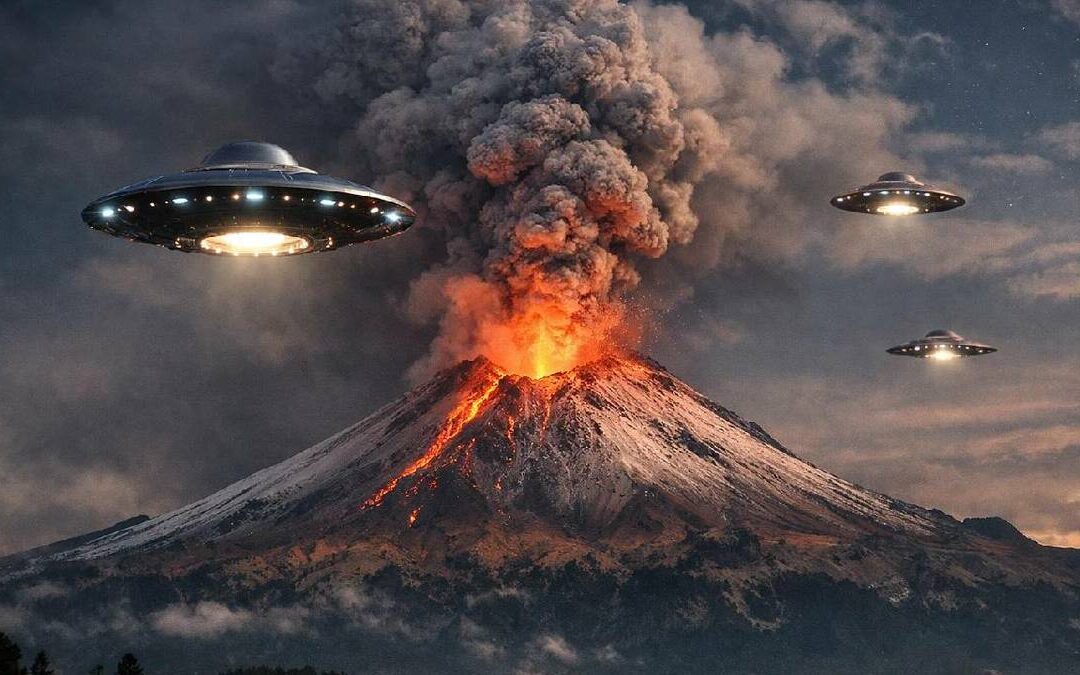 Ovnis en el Popocatépetl: Extraños Objetos Luminosos Capturados en 2025