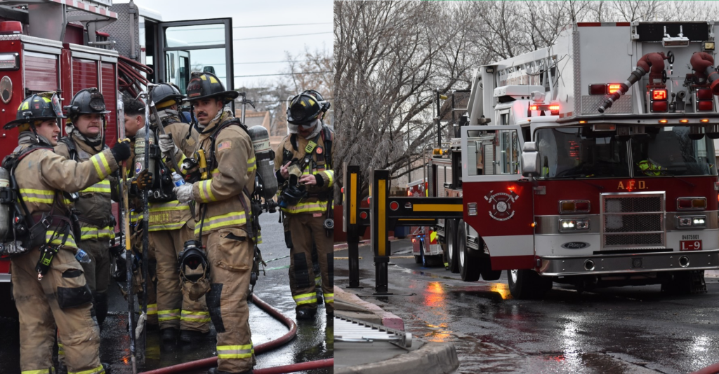 Incendio en Montgomery Manor de Albuquerque deja daños en lavandería y oficina de arrendamiento, sin heridos