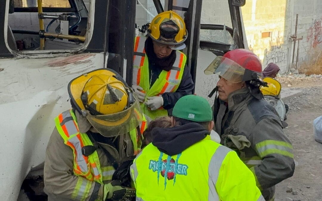 Chofer de ruta 7A en Saltillo sigue proceso en libertad tras choque contra tren
