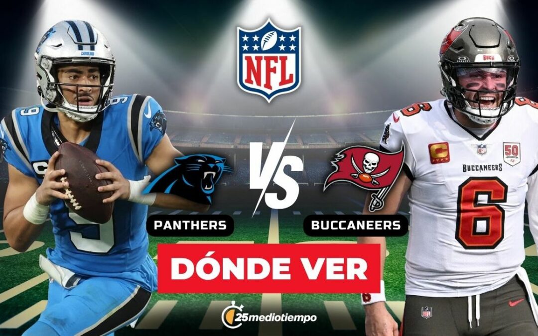 Buccaneers vs. Panthers: Descubre a qué hora y dónde ver EN VIVO el partido por el título del Sur de la NFC en la Semana 18 de la NFL
