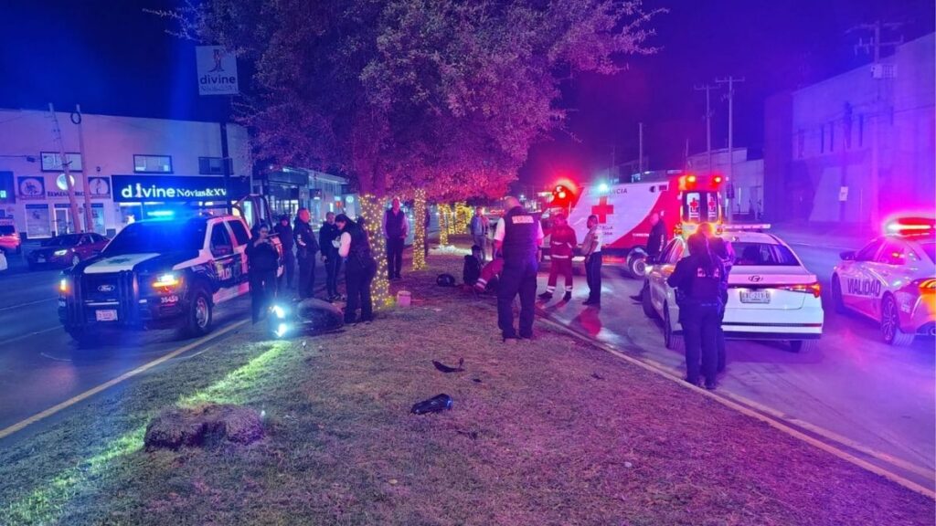 Accidente de Motociclista en Independencia y Comonfort: Confusión y Derrape