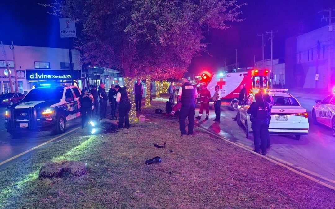 Accidente de Motociclista en Independencia y Comonfort: Confusión y Derrape