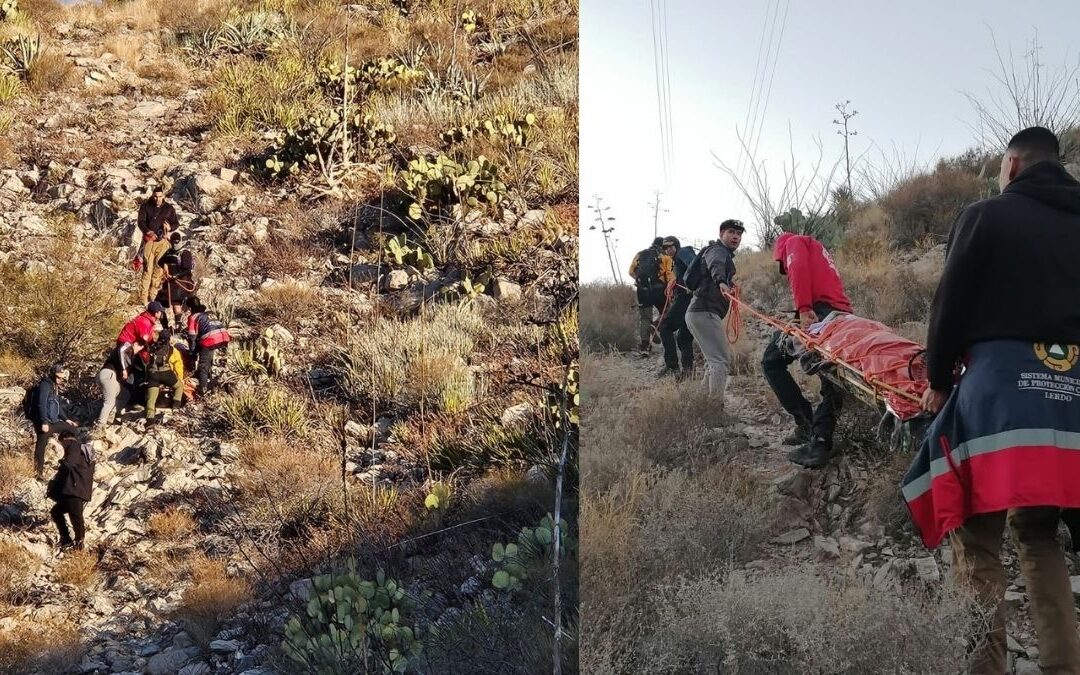 Emergencia en el Cerro de las Noas: Senderista sufre fractura de tobillo