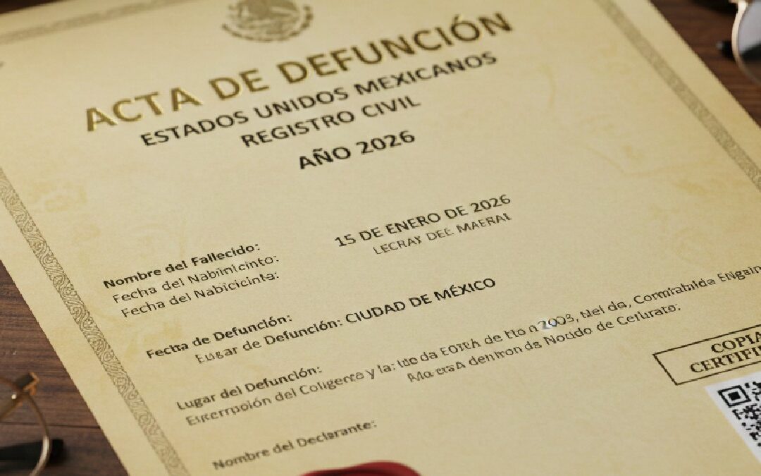 Costos y Procedimientos para Tramitar el Acta de Defunción en 2026 en Torreón