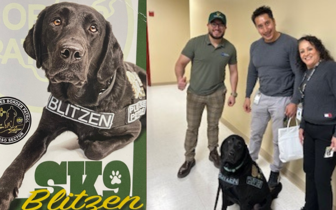 Visita especial de CIR-K9 destaca la colaboración entre agencias federales y locales en el Condado de Otero