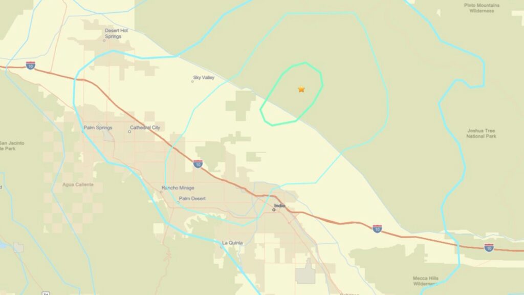 Sismo de magnitud 4.9 sorprende a residentes del Valle de Coachella