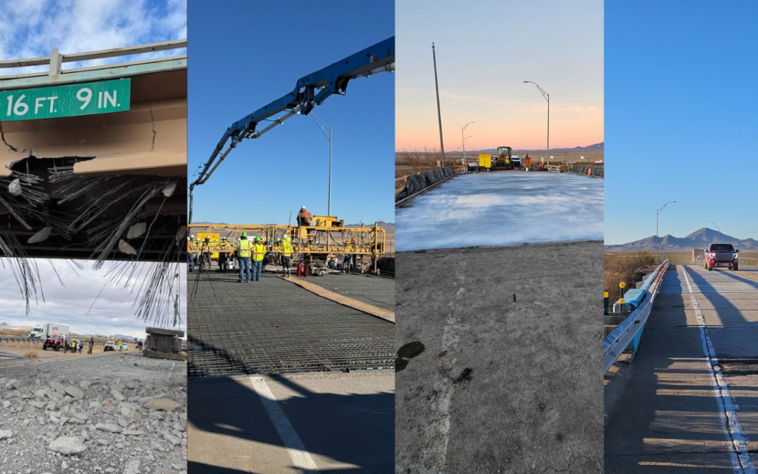 Reabren puente de la I-10 en Lordsburg tras concluir reparaciones