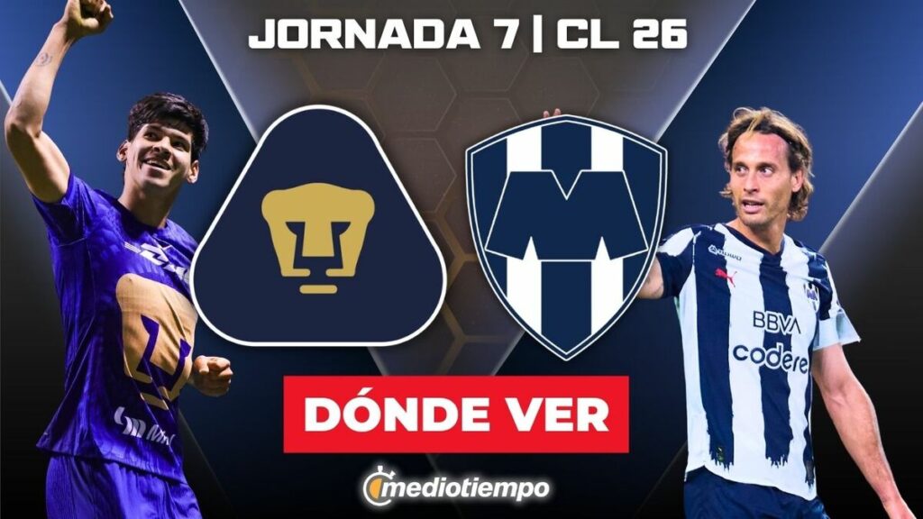 Pumas vs. Monterrey: Sigue el Partido EN VIVO de la Liga MX 2026 ...