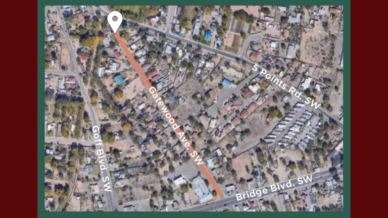 Bernalillo avanza en infraestructura: Gatewood Avenue en construcción hasta junio