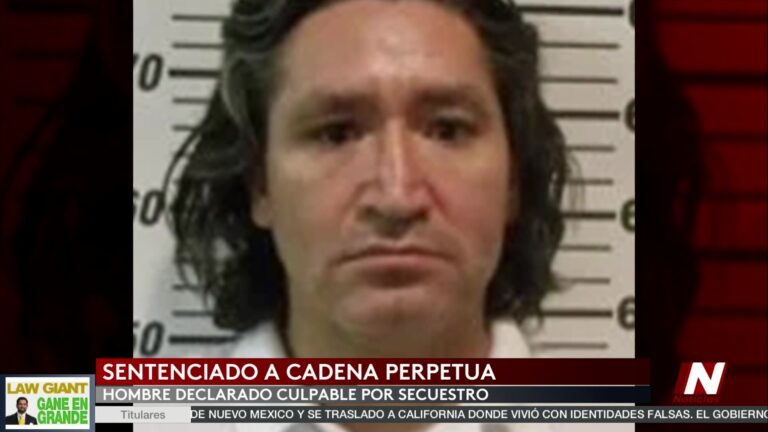 Hombre Recibe Cadena Perpetua Por Secuestro En 2018