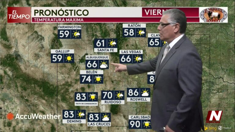 Clima: Pronóstico Del Tiempo Extendido En Nuevo México