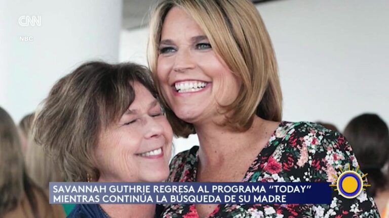 Vuelve Savannah Guthrie A NBC