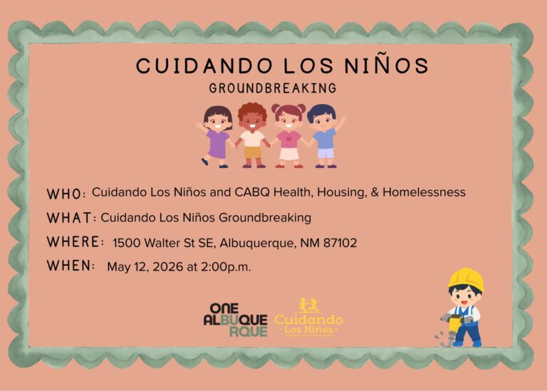 Albuquerque iniciará renovación de instalaciones para familias sin hogar en Cuidando Los Niños