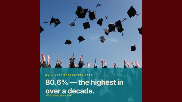 Tasa de graduación en preparatorias de Nuevo México alcanza su nivel más alto en más de una década
