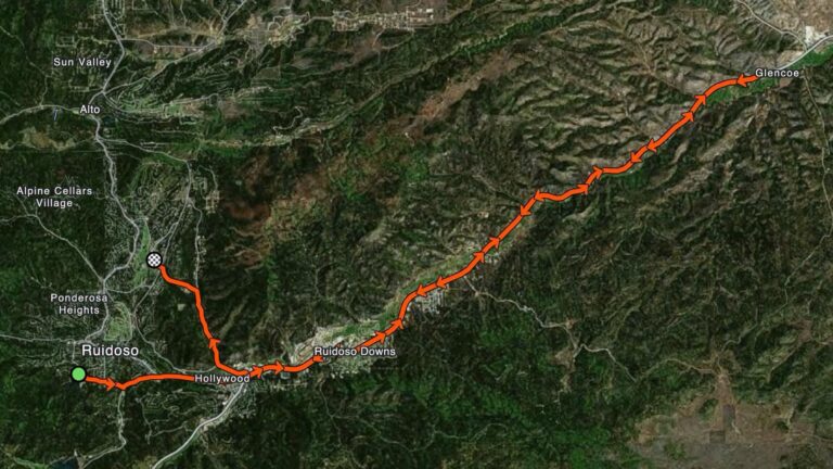 Ciudad de Ruidoso Downs alerta por demoras viales ante el triatlón IRONMAN 70.3