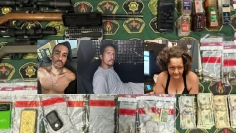 Identifican a los tres detenidos tras operativo antinarcóticos en Los Chavez; encuentran fentanilo y tres armas